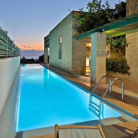Villa Mediterranea, With Heated Pool Livadia  Bagian luar foto