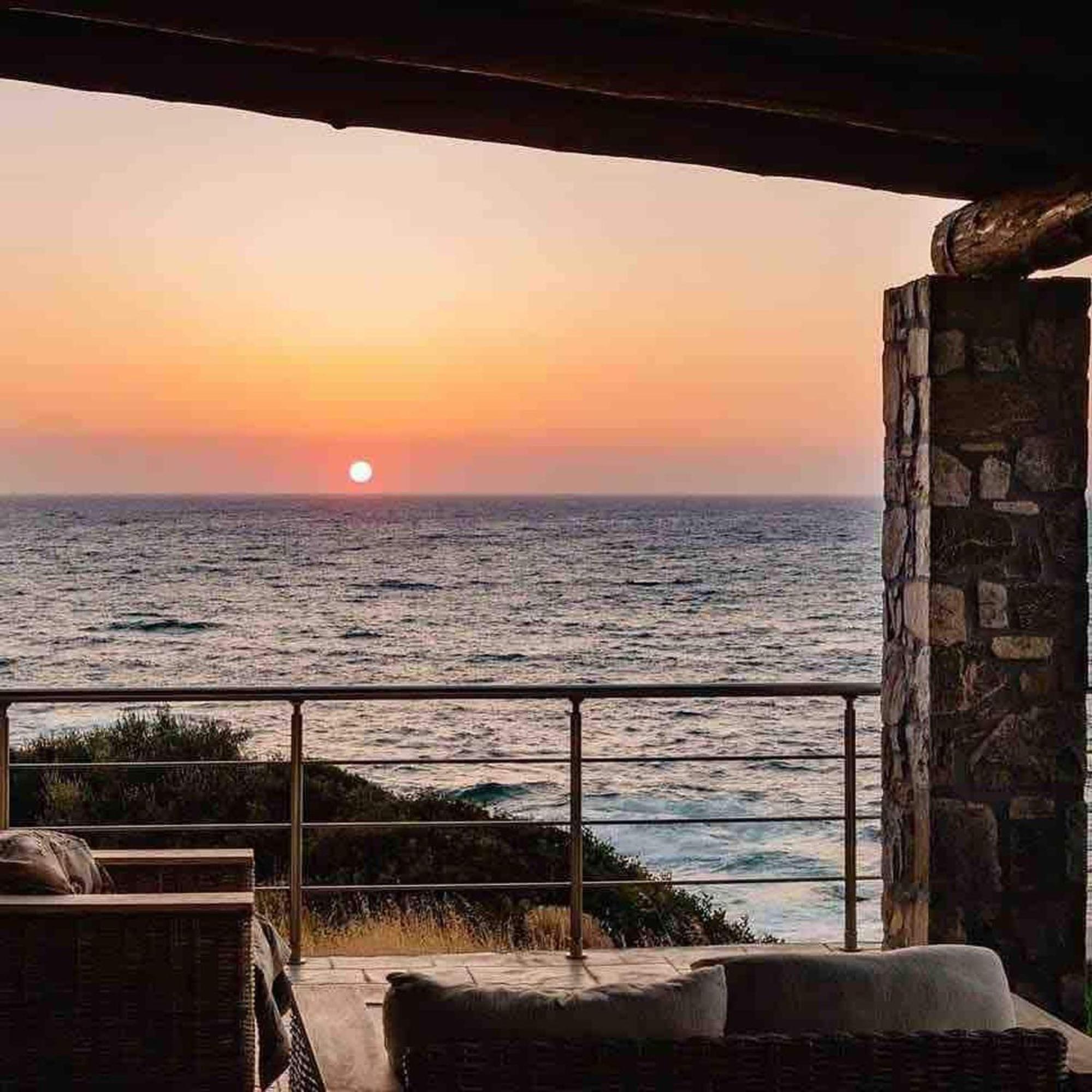 Villa Mediterranea, With Heated Pool Livadia  Bagian luar foto