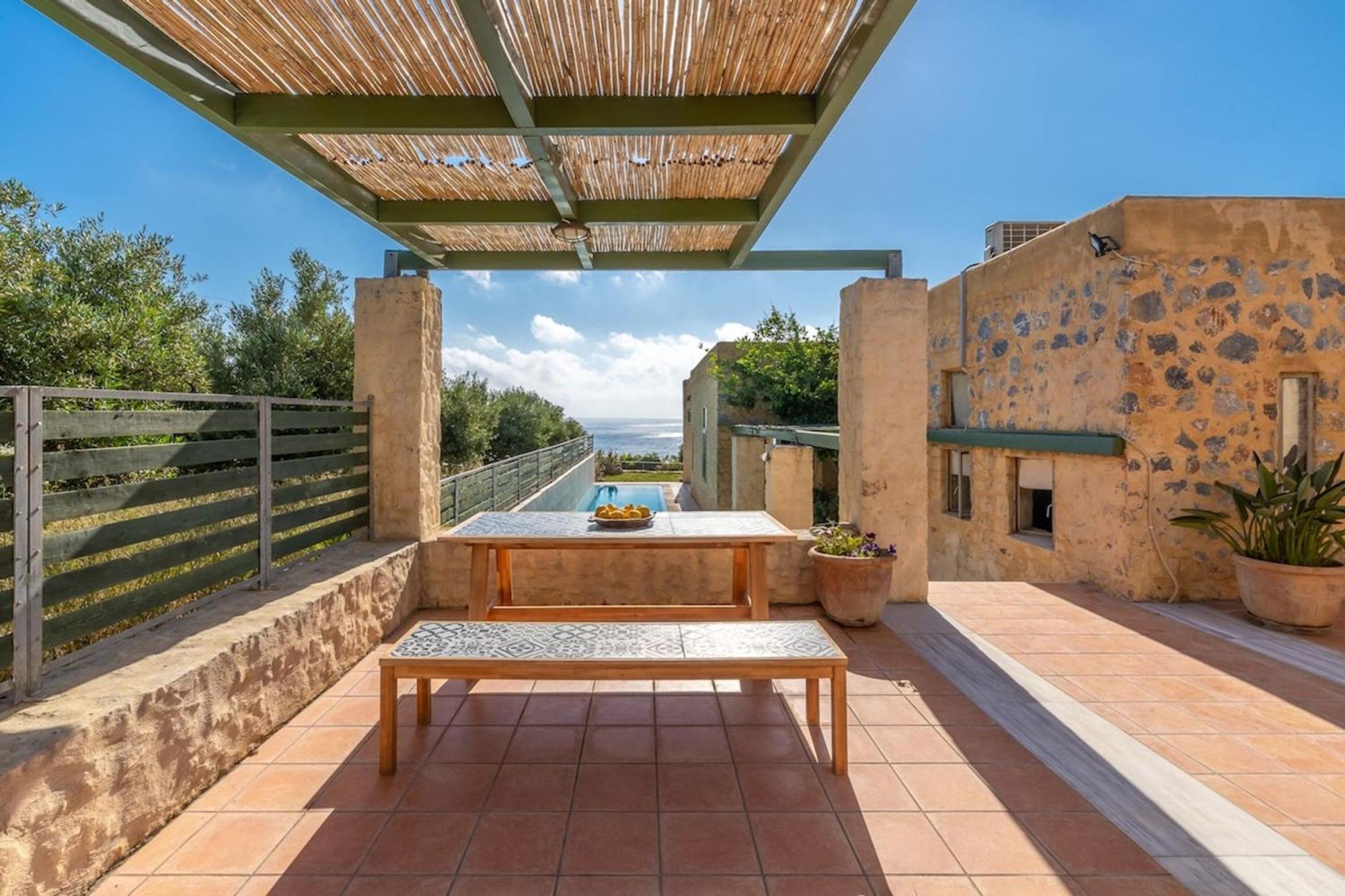 Villa Mediterranea, With Heated Pool Livadia  Bagian luar foto