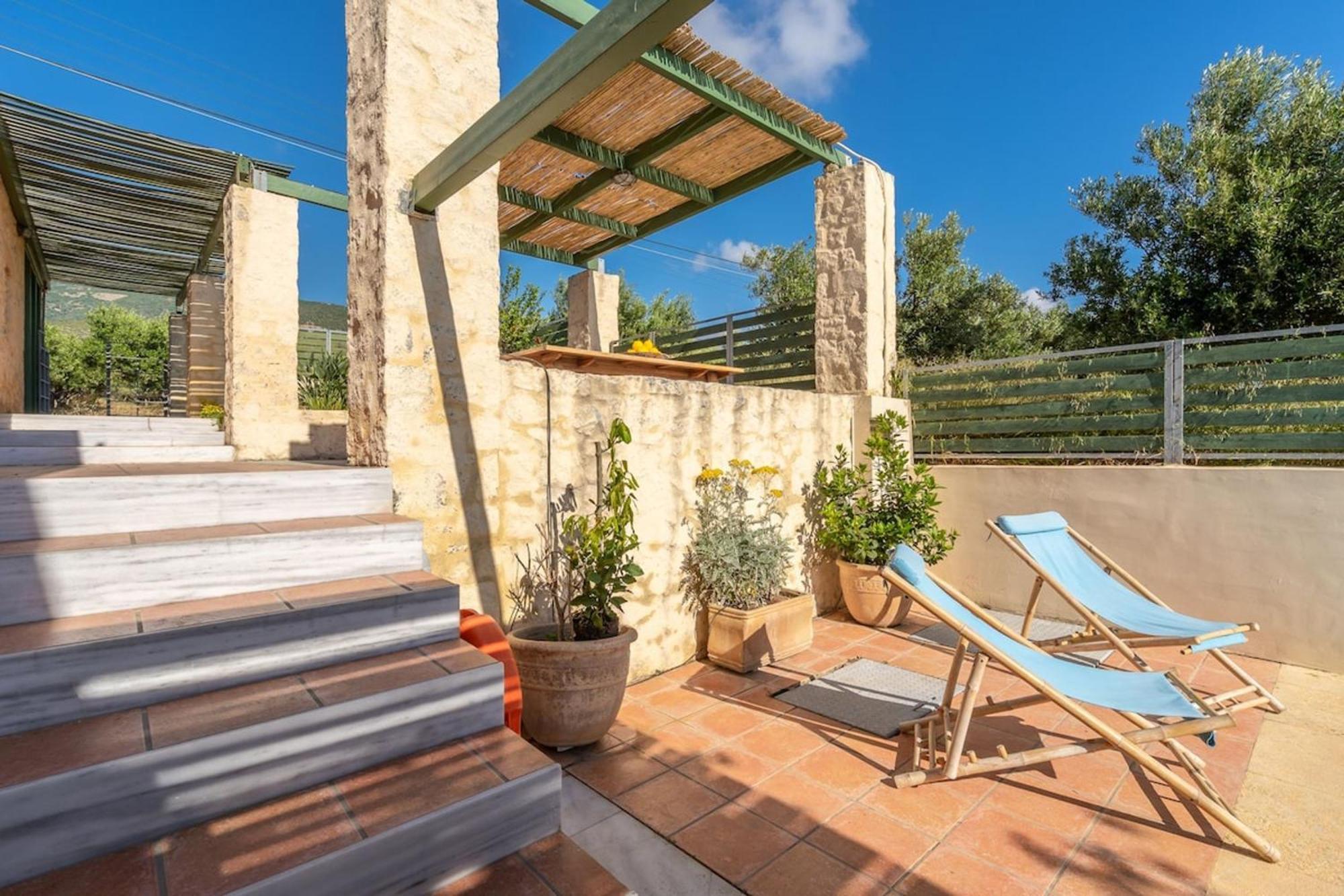 Villa Mediterranea, With Heated Pool Livadia  Bagian luar foto